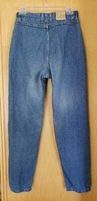 Vintage 90's Women's Lee Medium Wash Elastic Waist High Rise Mom Jeans Size 10
