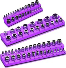 Magnetic Socket Organizer Set 3-piece Socket Holder Trays For 14 38 12 Dr Magnetic Socket Organizer Set 3-piece Socket Holder Trays For 14 38 12 Dr