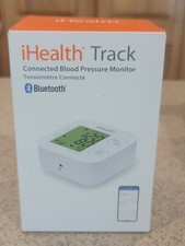 iHealth Track Upper Arm Blood Pressure Monitor, Bluetooth, White