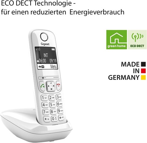 Gigaset A690 Schnurlostelefon weiB NEU - Zdjęcie 5 z 6