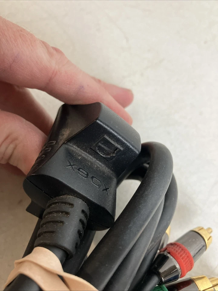 Original XBOX Monster Gold Tip AV Component Cable + Optical Ultra RARE! - Image 3 of 4