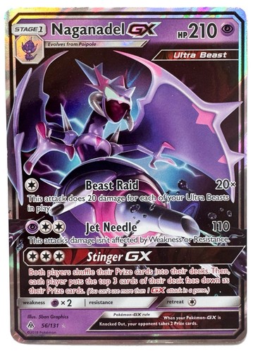 Pokémon Naganadel GX Forbidden Light 56/131 