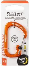 Nite Ize SlideLock Aluminum Carabiner 3 - Orange