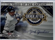 2020 Topps Update 20 Years of the Captain Commemorative Patches Jeter #20YCC-13
