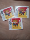 1974 MARVEL COMIC BOOK HEROES Sticker Wrapper Vintage TOPPS lot3 Spider-man