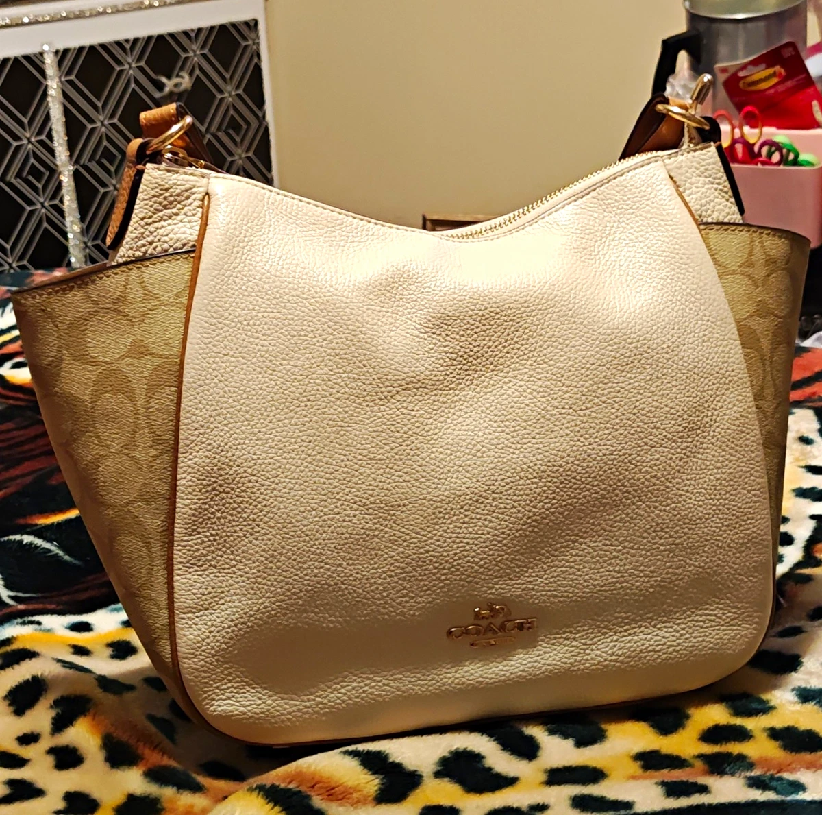 バッグ Coach Hobo Beige Oneshoulder Bag Coach Hobo Bags Gold Bags & Handbags for Women for sale | eBay