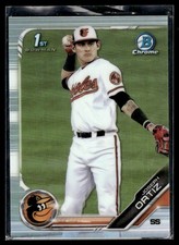 2019 Bowman Draft Chrome Refractor Joseph Ortiz Baltimore Orioles #BDC-23