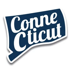 Magnet Me Up Connecticut State Magnetic Decal- 6x5.3" State Shape Vinyl, US Made