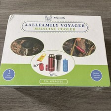 4ALLFAMILY VOYAGER AUTO Shut Off Medicine Cooler w/ Travel Carrying Case New 