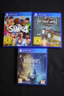 Little nightmares I&II + der letzte Windmönch + die Sims4 ps 4