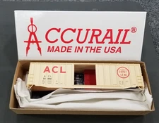 Accurail HO #5635 A.C.L. 50' Ext. Post Boxcar #33000 Unassembled Kit