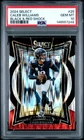 7248 Caleb Williams 2024 Panini Select #25 Black and Red Shock RC PSA 10