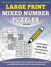			Large Print Mixed Number Puzzles: 100 super siz. Media<|		