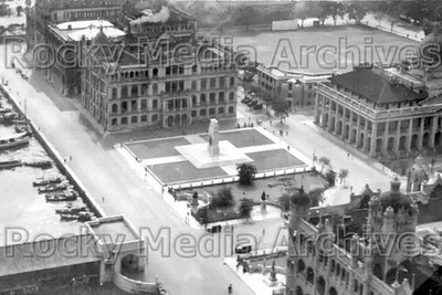 Syy-14 Luftaufnahme, The Hong Kong Club And Cenotaph, Hong Kong. Foto