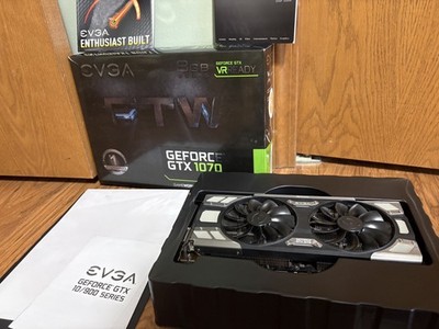 EVGA NVIDIA GeForce GTX 1070 8GB GDDR5 Graphics Card -  08G-P4-6276-KR