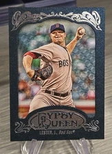 Jon Lester 2012 Topps Gypsy Queen Framed Blue /599 #35 Boston Red Sox