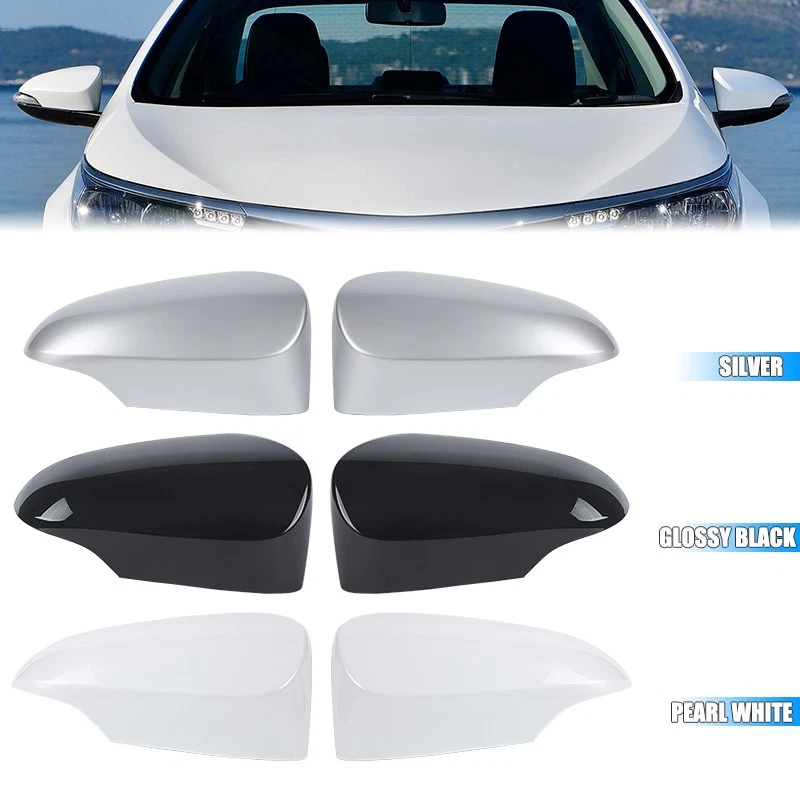 Left/Right Side Mirror Cover Cap With Turn Signal For 2014-2018 Toyota Corolla