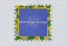 Hotel Herzog Christoph Stuttgart Germany Vintage Luggage Label