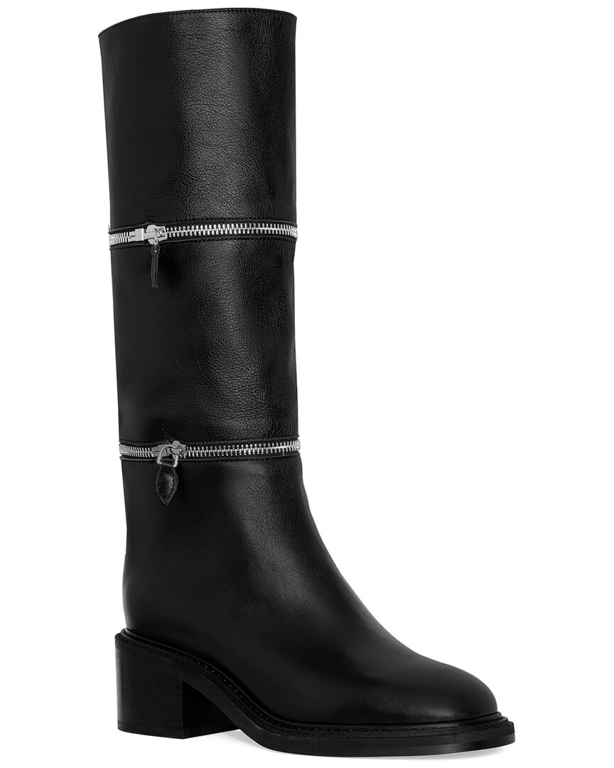 Rebecca Minkoff Convert Tall Leather Boot Women's Black 7.5