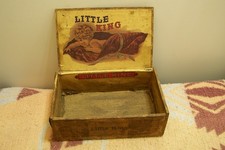 LITTLE KING WOOD CIGAR BOX