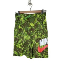 Nike Boys Sportswear Club Fleece Shorts Green Camo XL DO6493-377