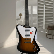 Factory Sunburst Firebird Electric Guitar Chrome Hardware 2H Pickups Bone Nut