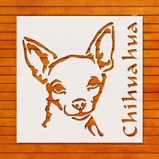Reusable Chihuahua Dog Stencil Template for Wall Art DIY Crafts - StencilAir