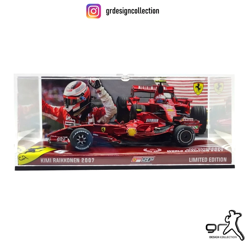 Kimi Raikkonen - Ferrari F2007 - F1 World Champion 2007 / Altaya - IXO / 1:43 - Immagine 2 di 4