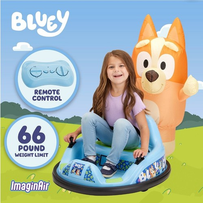 #ad ImaginAir Ridealongs 6v Bumper Car Ride On with Inflatable Characters amp; Remote $139.79