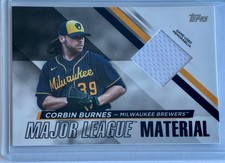 2024 Topps Series 1 - Major League Material Corbin Burnes #MLM-CB (MEM)