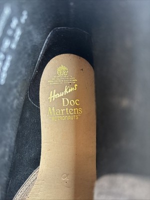 Rare Vtg Doc MARTENS x HAWKINS Astronauts Boots Leather England