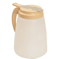 Vollrath 474818 48 oz Almond Dripcut® Syrup Server