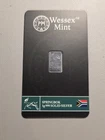1g 999 Fine Silver, Wessex Mint Springbok In Holder.