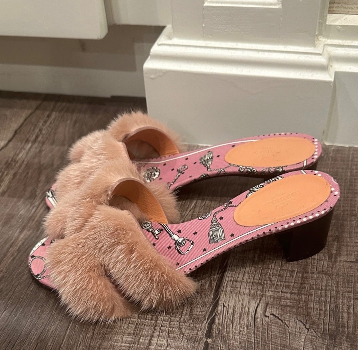 Rare hermes mink fur sandals image 3