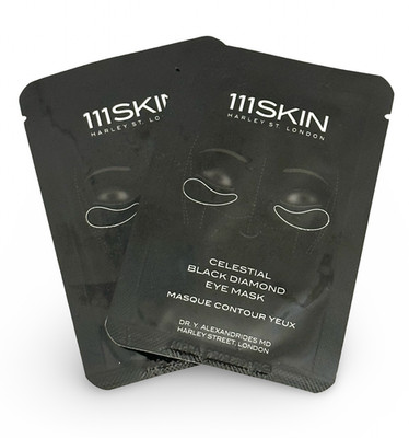 111SKIN Celestial Black Diamond Eye Mask 2 Pack Eye Treatment 6mL New