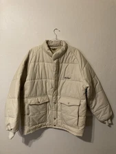 Vintage 70s Swingster MoorMan's Logo Quilted Jacket Men XL Chore Coat USA Made