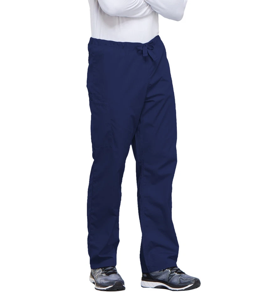 Pantalón Médico Cherokee Workwear Para Hombre con Cordón Carga Alto 4100T NAVW Azul Marino Foto 2 de 4
