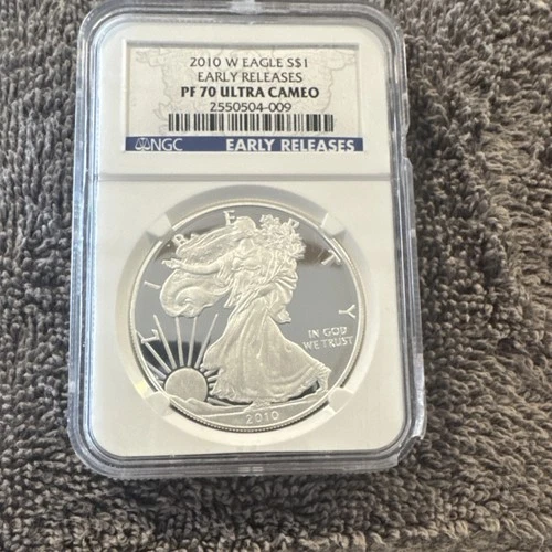 U.S. Mint American Silver Eagle NGC PF 70 Ultra Cameo 1 oz Silver 0.999 2010