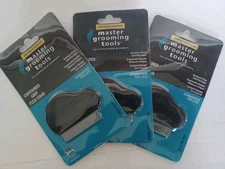 2 Pack Master Grooming Tools Contoured Grip Flea Comb -Removes Fleas & Flea Eggs