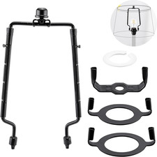 7 8 9 10 Inch Lamp Shade Harp Holder, Adjustable Lamp Harps and Finals, Fit Both