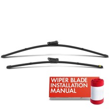 2x Front 24" & 20" Windshield Wiper Blades for Audi A4 Quattro Q5 A5 RS5 SQ5 S4