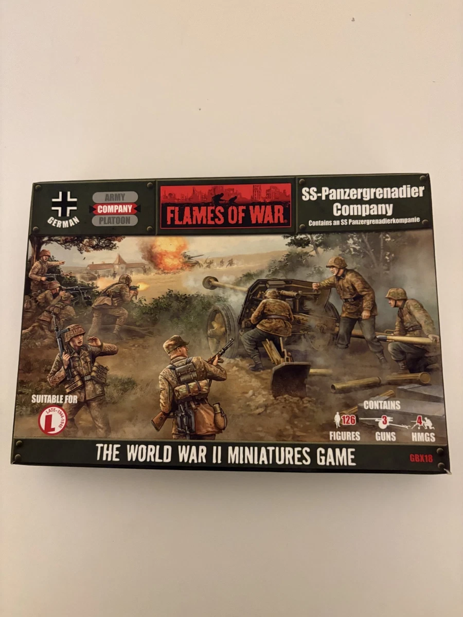 RARE! FLAMES OF WAR US773 : COMPANY MACHINE GUN PLATOON neuf, sous blister