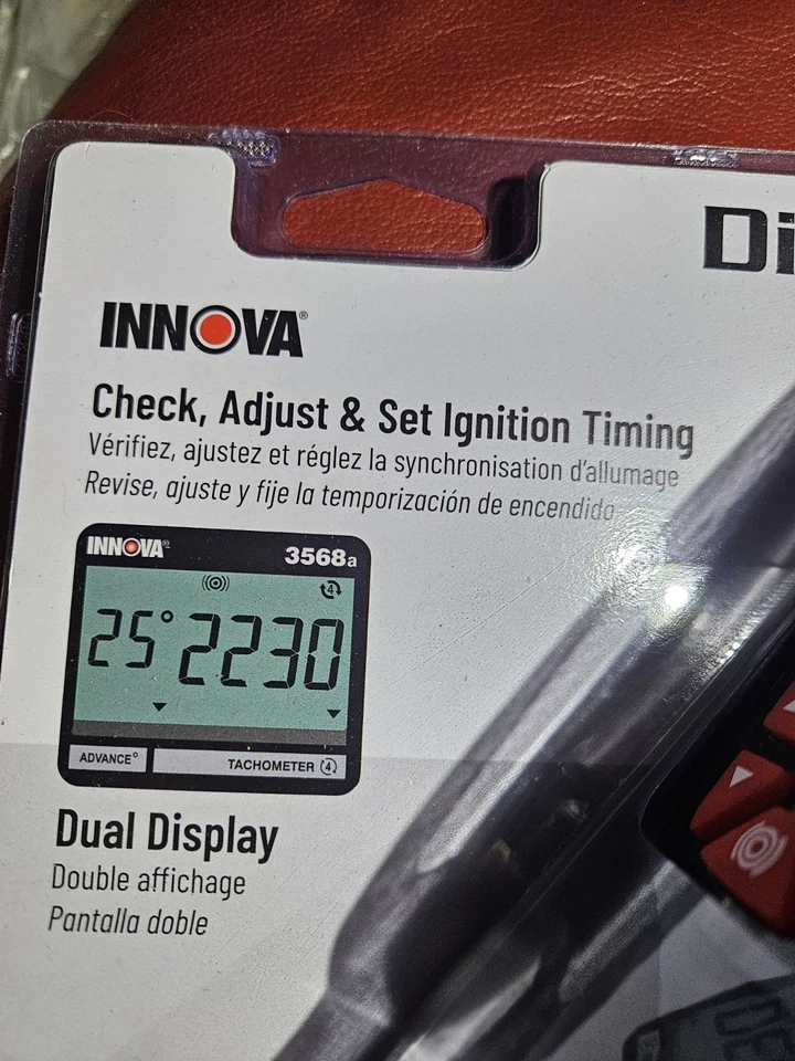 Luz de sincronización digital Innova 3568a con cables Foto 2 de 3