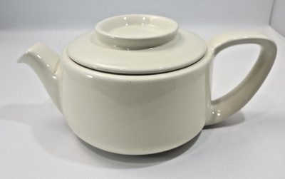 Vintage Hall Tricolator Tea Pot Cream - Made in USA - MCM - EUC