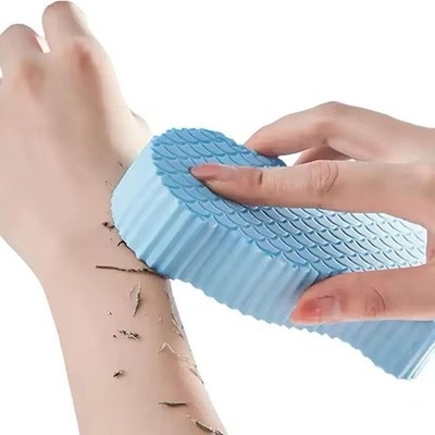 Magic Exfoliating Bath Sponge 3D Super Soft Exfoliating Bath Body Scrub Lot of 4