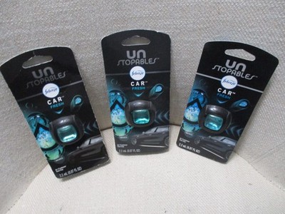 3 Packs - Febreze Un Stopables Air Freshener Car Vent Clip Car Fresh .07oz New