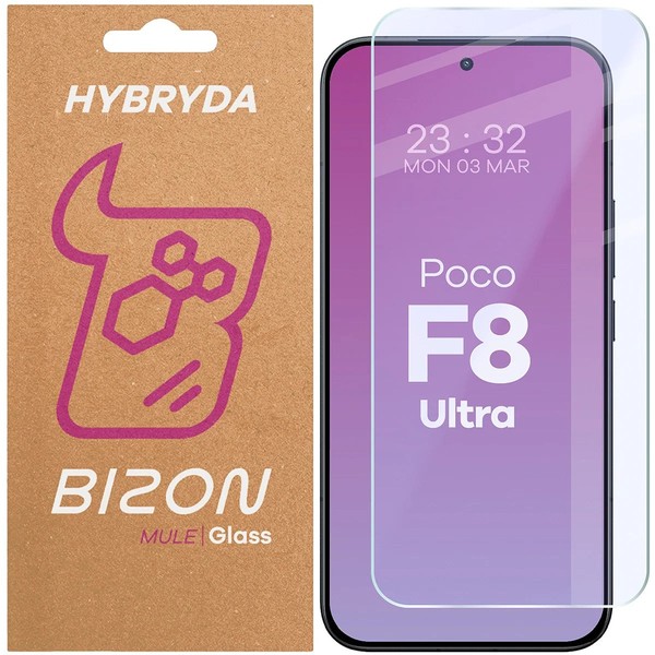 Schutzglas FüR Xiaomi Poco F8 Ultra Bizon Displayschutzglas Hybridglas Handyglas-image