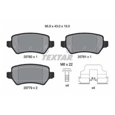 Satz Bremsbeläge Bremsklötze hinten für KIA CEE-D JD PRO | 24344670