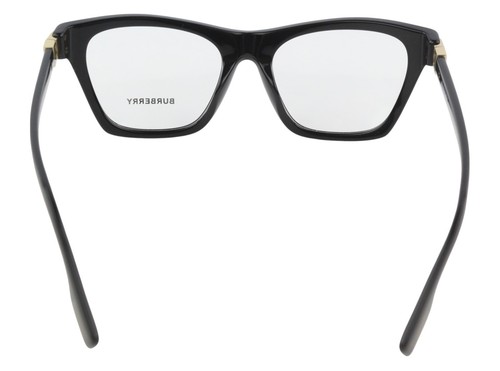 BURBERRY Arlo Women Eyeglasses OS Black Square Demo Lens Casual Logo RRP€277 - Picture 5 of 8