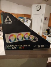 ARCTIC Liquid Freezer III PRO 420 A-RGB CPU AIO Water Cooling PC in WHITE